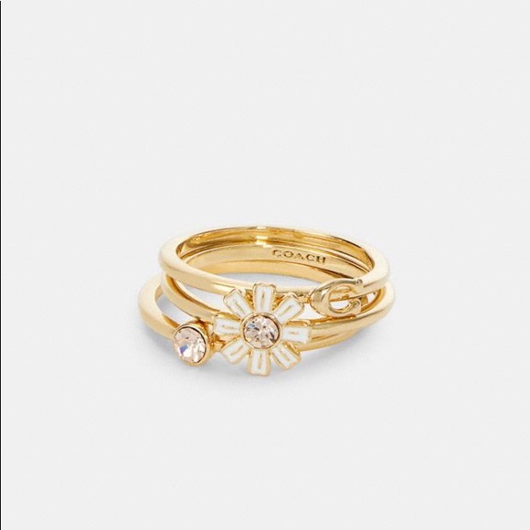 Coach Jewelry - Coach Daisy Ring Set